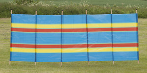 Quest 6 Pole Multicoloured Windbreak-Tamworth Camping
