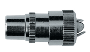 W4 T.V. Aerial Plug : Co-Axial   - metal