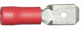 W4 6.35mm Push-On Terminal Male Red
