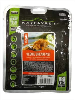 Wayfayrer Veggie All Day Breakfast 300g (Single)-Tamworth Camping