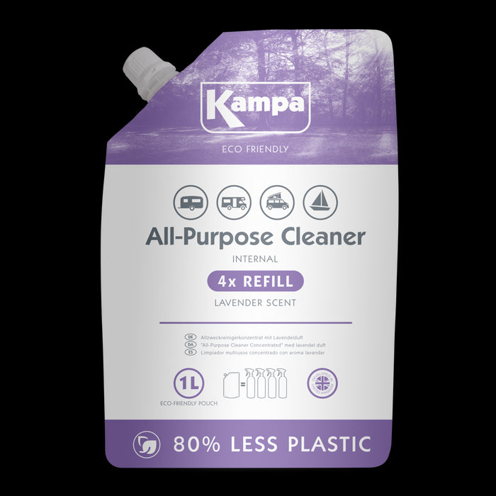 Kampa  Eco Friendly Interior All Purpose Cleaner 1L Refill Pouch