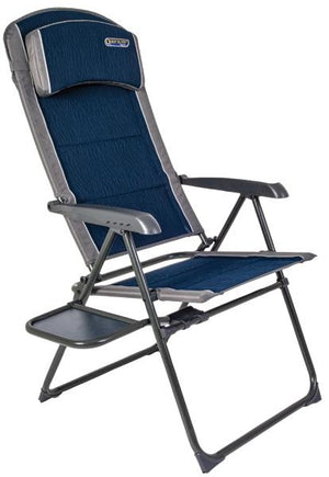 Quest Ragley Pro Recline chair with side table-Tamworth Camping