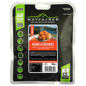 Wayfayrer Beans & Sausage Ready-to-Eat Camping Food (Single)-Tamworth Camping