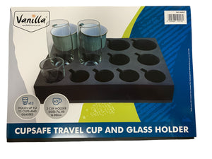 Vanilla Leisure CupSafe Travel Cup & Glass Holder-Tamworth Camping