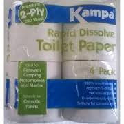 Kampa Rapid Dissolve Toilet Tissue for Chemical toilets-Tamworth Camping