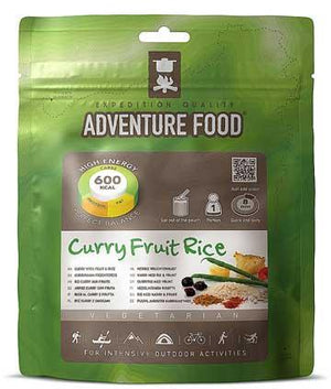 Adventure Food Curry Fruit Rice vegetarian Meal - 1 Person Serving-Tamworth Camping