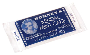 Romneys Kendal Mint Cake 50g SMALL - WHITE BAR-Tamworth Camping