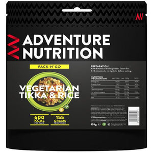 Adventure Nutrition Vegetarian Tikka Masala 600 Kcal (Single)-Tamworth Camping