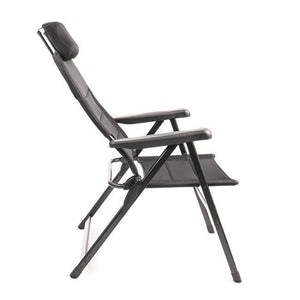 Granada 3D Mesh Multi Position Reclining Chair and Matching Folding Footrest-Tamworth Camping