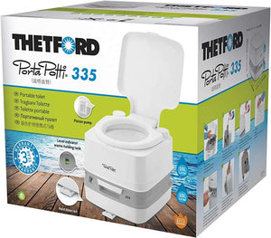 Thetford 92828 Porta Potti 335 Portable Toilet, White-Grey 313 x 342 x 382 mm-Tamworth Camping