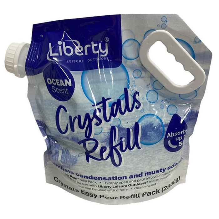 Liberty Leisure Moisture Crystals Easy Pour Refill Pack (2.5kg Ocean Scent)