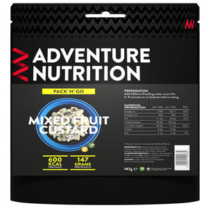 Adventure Nutrition Mixed Fruit Custard 600 Kcal (Single)-Tamworth Camping
