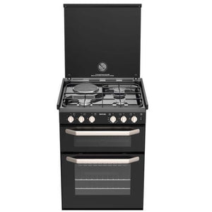 K1520 DUAL FUEL COOKER 3 GAS BURNERS + 1 HOTPLATE (Grove)-Tamworth Camping