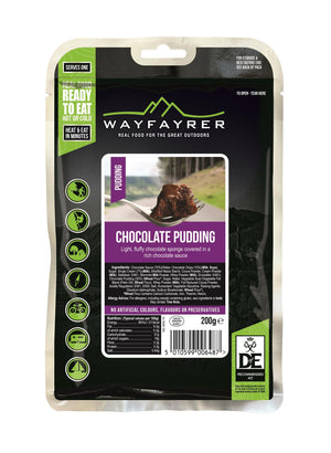 Wayfayrer Chocolate Pudding Ready-to-Eat Camping Food-Tamworth Camping