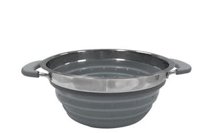 Kampa Folding Colander - Grey-Tamworth Camping