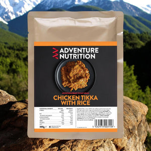 Adventure Nutrition Chicken Tikka with Rice 300g MRE (WET) (Single)-Tamworth Camping