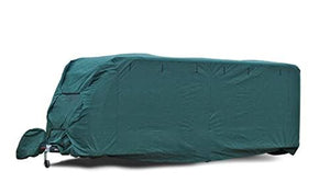 Quest MAX water resistant breathable full caravan cover - multi width 7'2" to 8' (Length 570-630cm (18'8"-20'8") excluding A frame)-Tamworth Camping