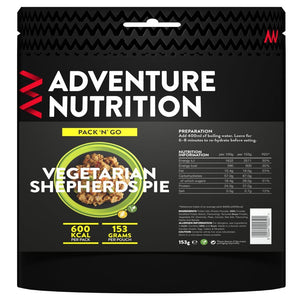 Adventure Nutrition Vegetarian Shepherds Pie 600 Kcal (Single)-Tamworth Camping