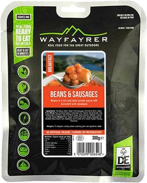 Wayfayrer Beans & Sausage Ready-to-Eat Camping Food-Tamworth Camping