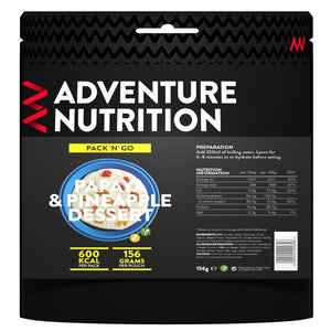 Adventure Nutrition Papaya & Pineapple Dessert 600 Kcal (Single)-Tamworth Camping