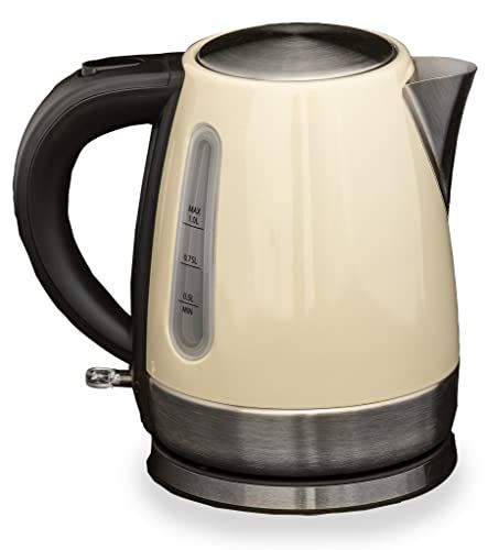Quest Leisure Products Rocket Low Wattage Caravan/Motorhome Kettle (Cream, 1.0 Litre)