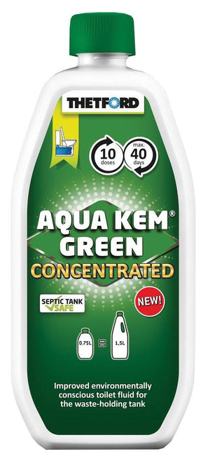 AQUA KEM GREEN CONCENTRATE 0.75L (Grove)-Tamworth Camping