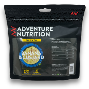 Adventure Nutrition Banana and Custard 600 Kcal (Single)-Tamworth Camping