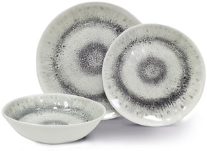 Vanilla Leisure Tuscany 12 Piece Melamine Dinner Set-Tamworth Camping
