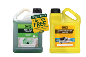 FENWICKS CARAVAN CLEANER 1L + 1L Top & Tail
