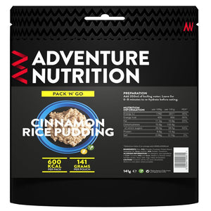 Adventure Nutrition Cinnamon Rice Pudding 600 Kcal (Single)-Tamworth Camping