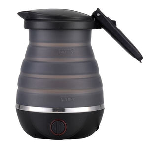 Quest Collapsible electric kettle with folding handle-Tamworth Camping