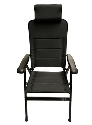 Granada 3D Mesh Multi Position Reclining Chair and Matching Folding Footrest-Tamworth Camping