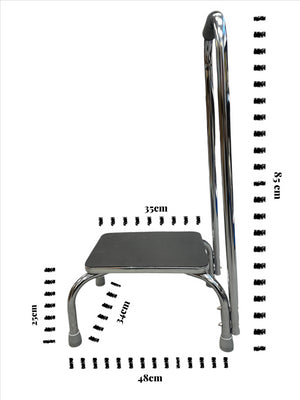 Health Care Single Step with hand rail-Tamworth Camping