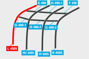 Replacement Air Poles for Kampa Dometic Motor Ace AIR 400S - Pro, Sloped Roof-Tamworth Camping