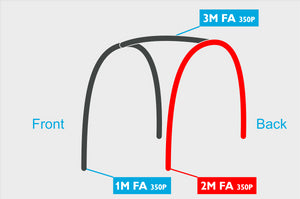 Replacement Air Poles for Kampa Dometic Motor Fiesta AIR 350 - Pro, Sloped Roof-Tamworth Camping