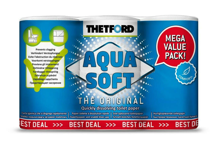 Thetford Aquasoft Toilet Tissue 40 Roll Pack