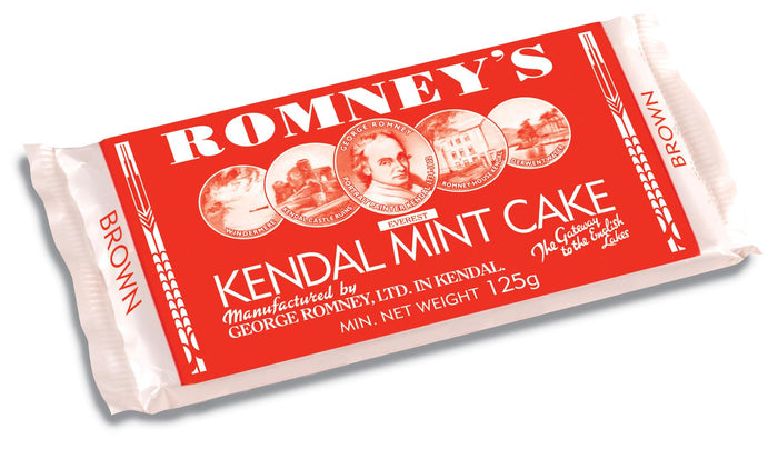 Romneys Kendal Mint Cake  125g STANDARD - BROWN BAR
