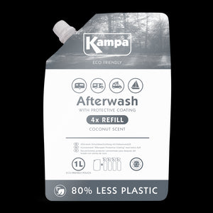 Kampa Eco Friendly Afterwash Protective Coating 1L Refill Pouch-Tamworth Camping