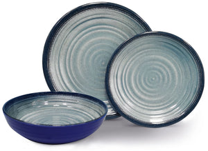 Vanilla Leisure Amalfi 12 Piece Melamine Set-Tamworth Camping