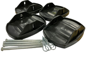 Vanilla Leisure Heavy Duty Jack Pad pack of 4:-Tamworth Camping