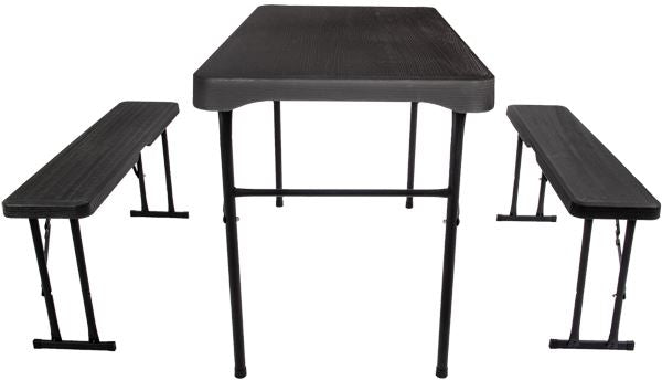 Jet Stream Grassmoor table and bench set