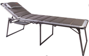 Quest Naples Pro lounge bed with side table-Tamworth Camping