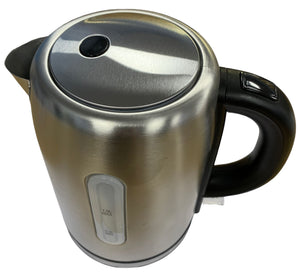 Vanilla Leisure 1 Litre Low Wattage Brushed Stainless Steel Cordless Kettle-Tamworth Camping