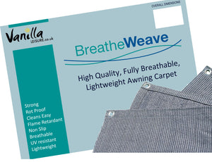 Vanilla Leisure Breatheweave Breathable Caravan Awning Groundsheet / Carpet-Tamworth Camping