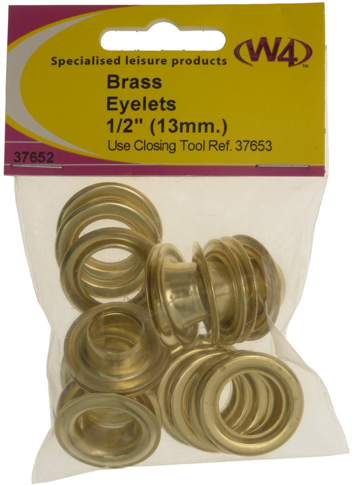W4 Brass Eyelets 1/2" (13mm)