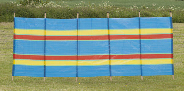 Quest 6 Pole Multicoloured Windbreak