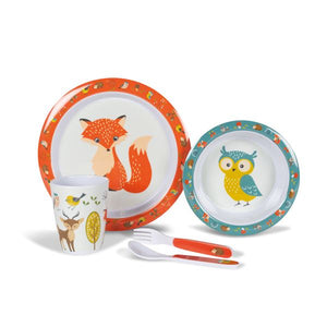 Kampa Woodland Creatures Childrens Melamone Set-Tamworth Camping