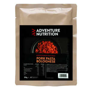 Adventure Nutrition Pork Pasta Bolognese MRE 300g-Tamworth Camping