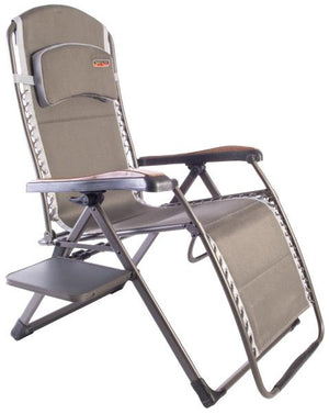 Quest Naples Pro Relax XL chair with side table-Tamworth Camping