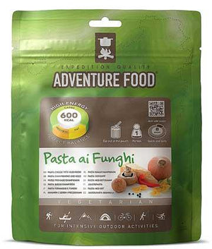 Adventure Food Vegetarian Pasta Cheese with Mushroom - 1 Person Serving-Tamworth Camping